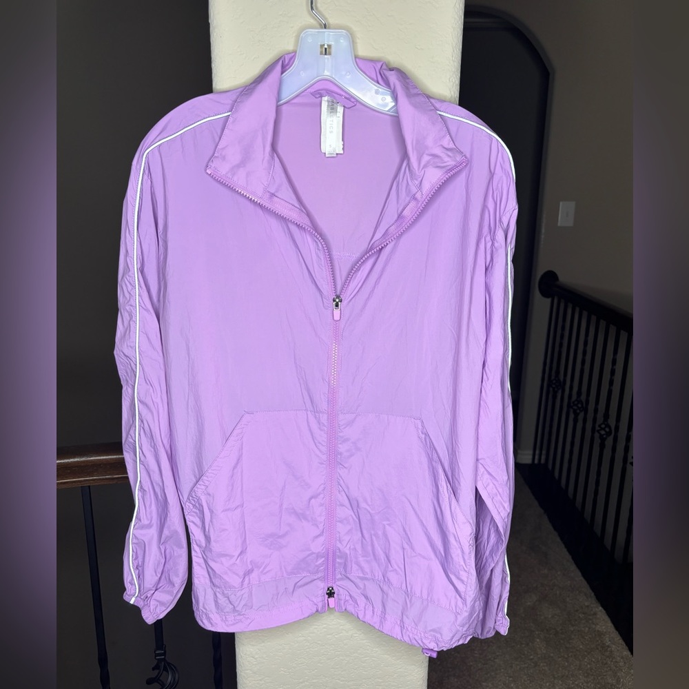 Fabletics Purple Windbreaker Women Size S Style #JT2354586-6381-17030